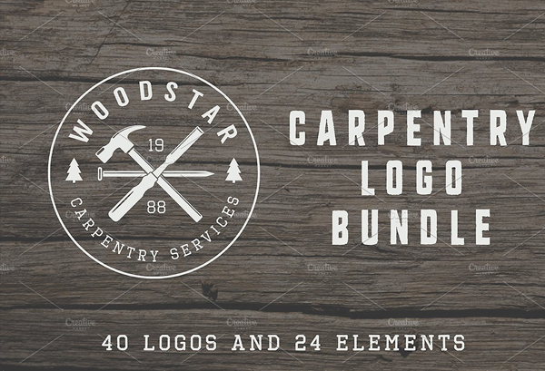 Carpentry Retro Logos