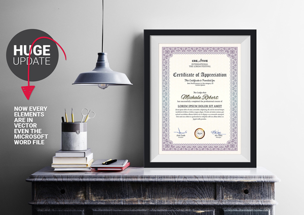 Certificate of Appreciation