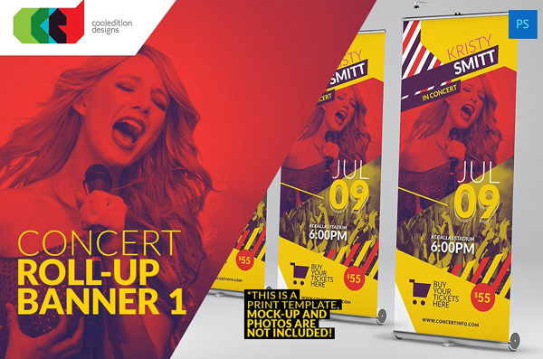 Concert Rollup Banner Designs