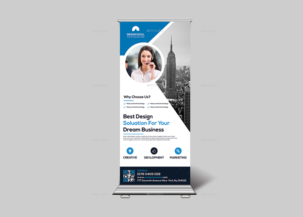 Corporate Roll Up Banner Design