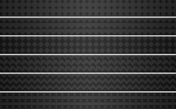 Dark Black Website Patterns