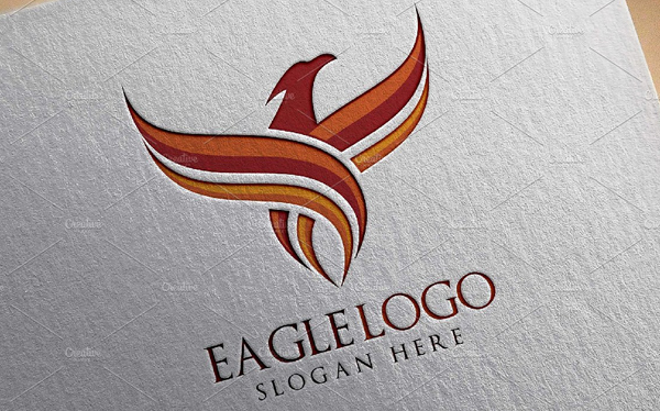 Eagle Fly Logo Template
