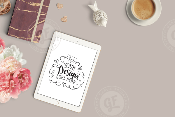 Feminine iPad Mockup