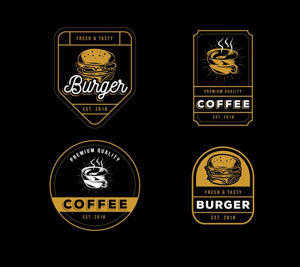 Free Download Beautiful Retro Style Logos