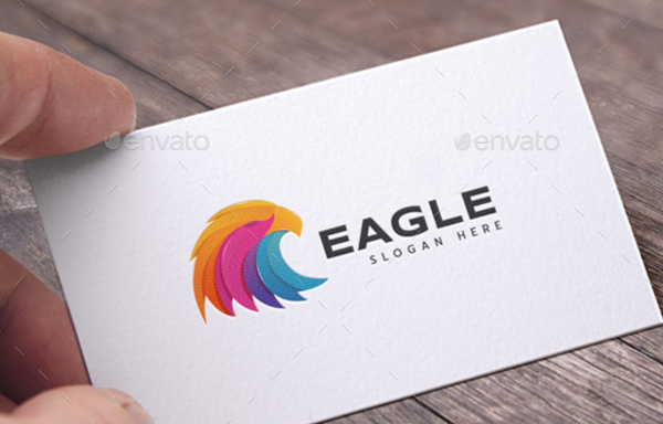 Fully Editable Eagle Logo