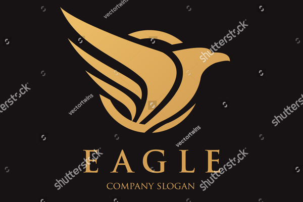 Golden Eagle Logo Template