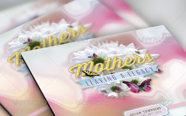 Mothers Legacy Church Postcard Templates