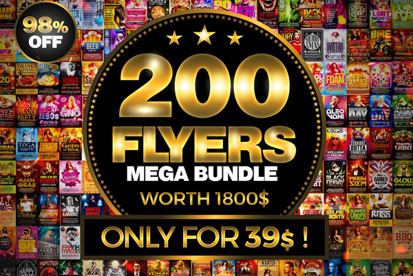 Party Flyer Templates Bundle