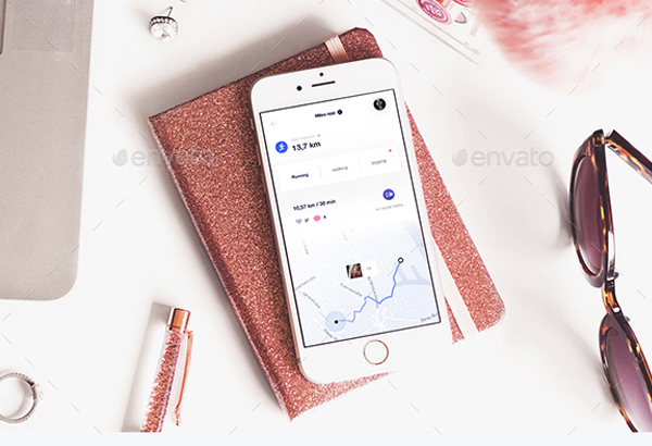 Phone Workspace Mockup