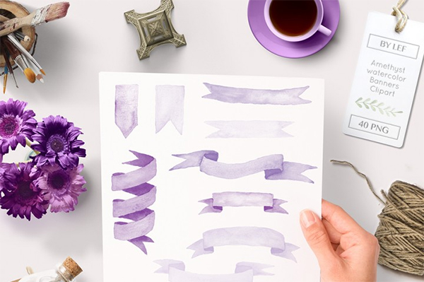 Photoshop Watercolor Brushes Set