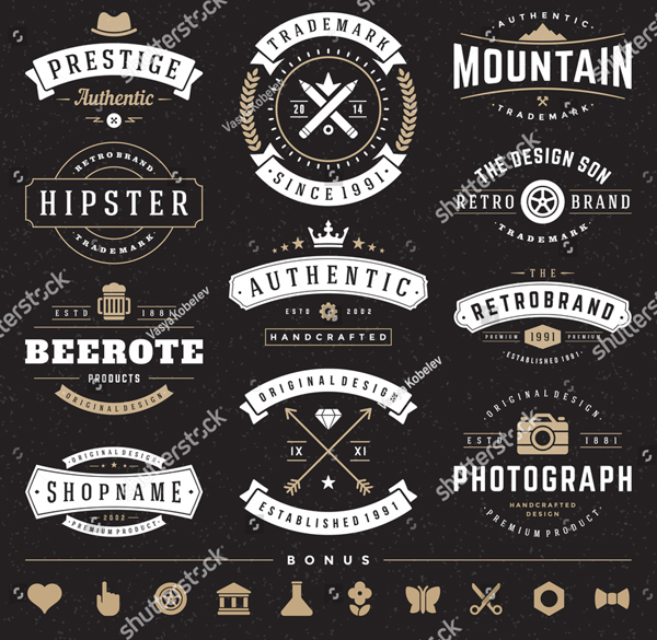 Retro Vintage Logo Templates