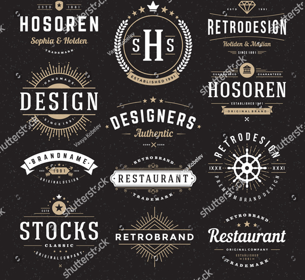 Retro Vintage Logo Templates