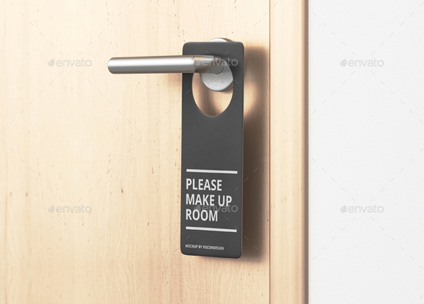 Best Door Hanger Mockup Templates