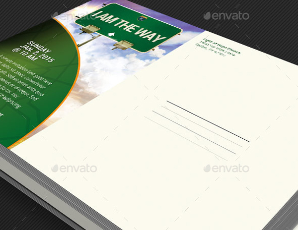 Way Church Flyer & Postcard Template