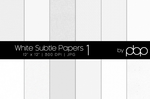 White Subtle Papers Background
