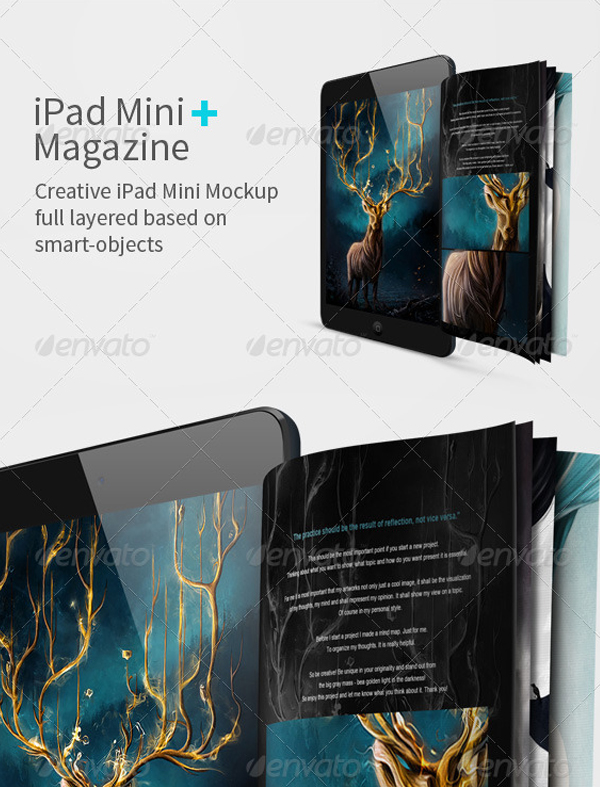 iPad Magazine Mockup