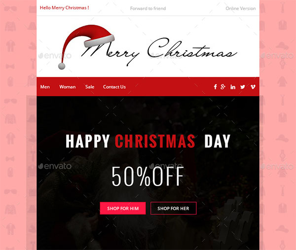 Christmas E-commerce Newsletter