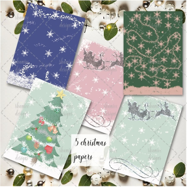 Christmas Gift Card Design Template