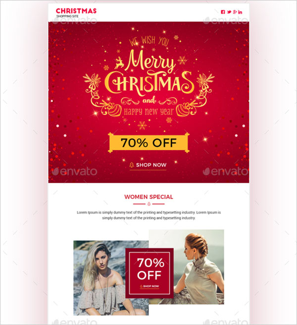 Christmas Newsletter Templates