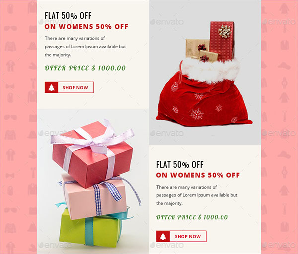 Chryst Christmas E-commerce Newsletter