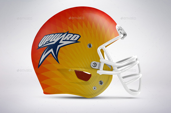Football Helmet PSD Mockup Template