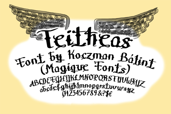 Free Download Teitheas Tattoo Fonts