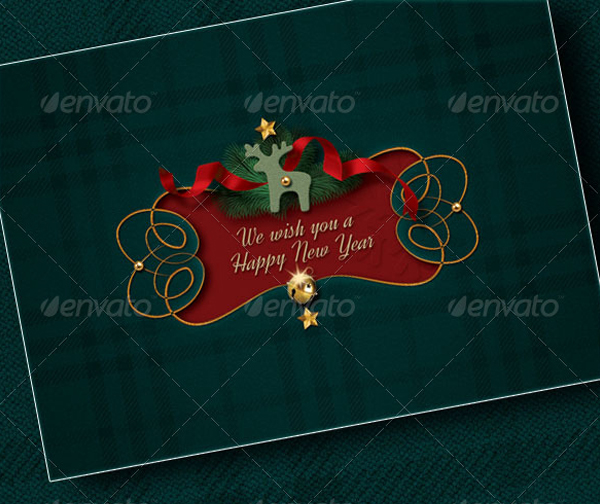 Fully Editable Christmas Card Template