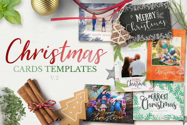 Gorgeous Christmas Card Templates