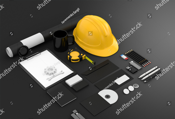 Hard Hat & Branding Mockups