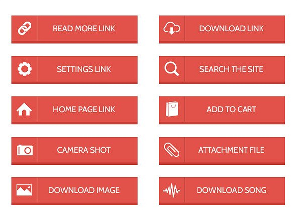 Modern Web Buttons Set