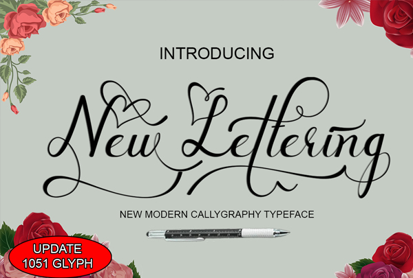 Tattoo New Lettering Fonts