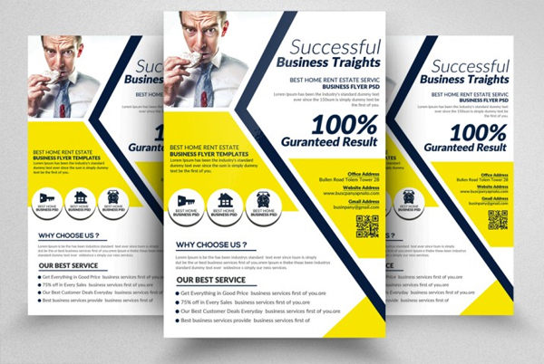 Premium Roofing Company Flyer Templates