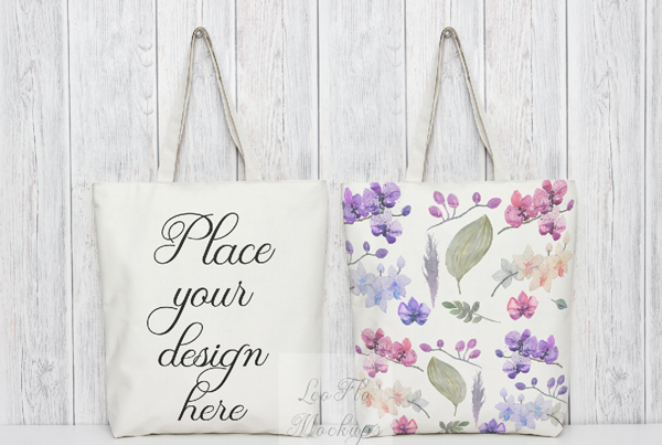 Rustic Tote Bag Mockup