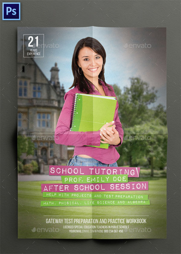 School Tutoring Flyer