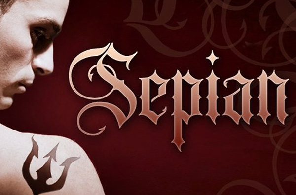 Tattoo Sepian Lettering Fonts