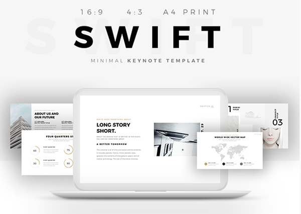 Swift Minimal Keynote Template Builder