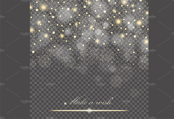 Transparent Glitter Particles