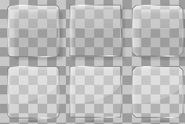 Transparent Vector Buttons