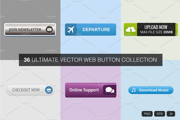 Ultimate Vector Web Buttons
