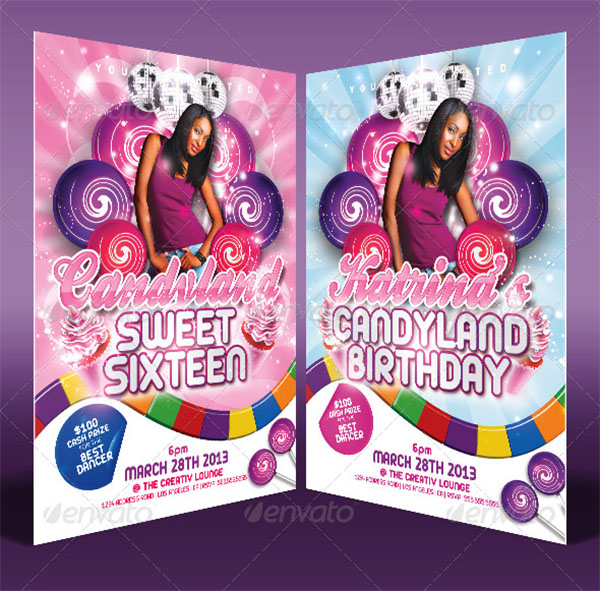 Formal Sweet Sixteen Invitation