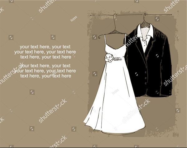 Lace Vector Wedding Dress