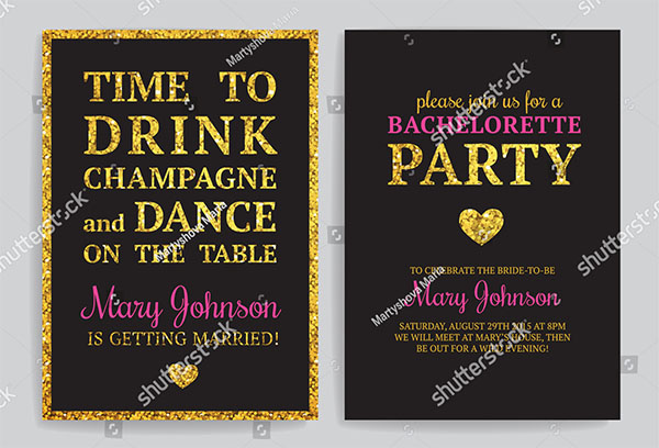 Printable Bachelorette Party Invitation