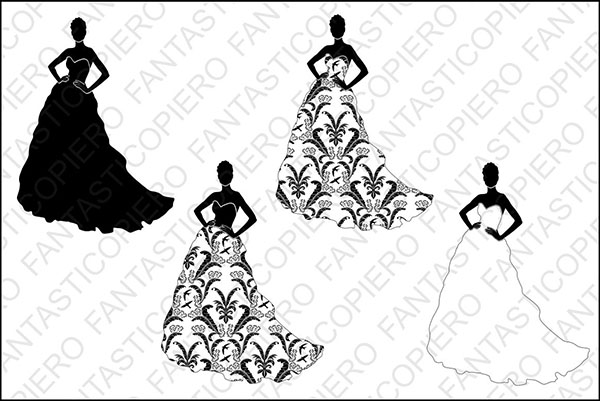 Trumpet Wedding Woman Dress