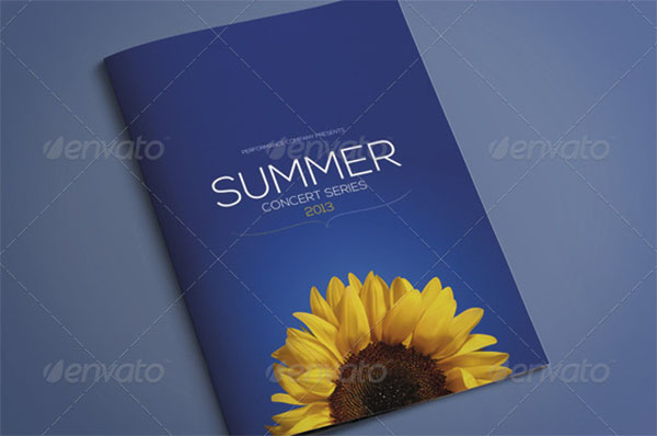 A4 Events Brochure Template