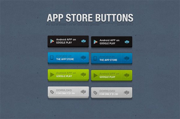 App Store Chunky Buttons
