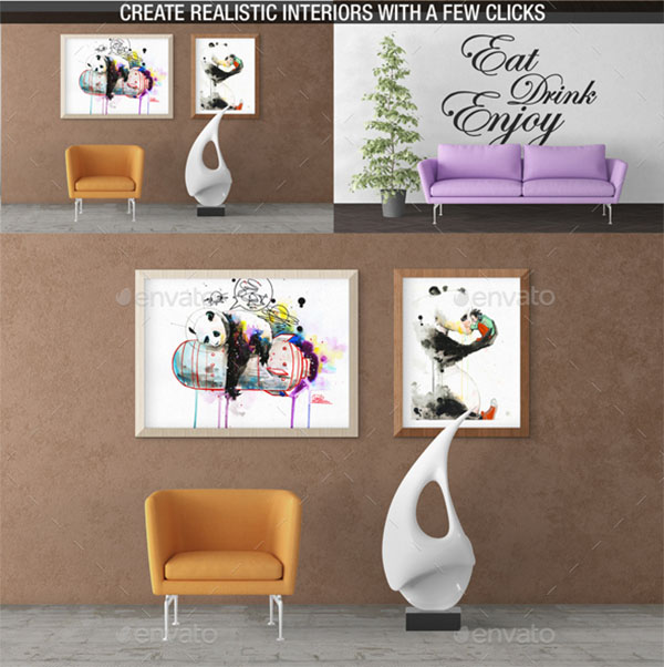 Art Frame Mockups Design Template