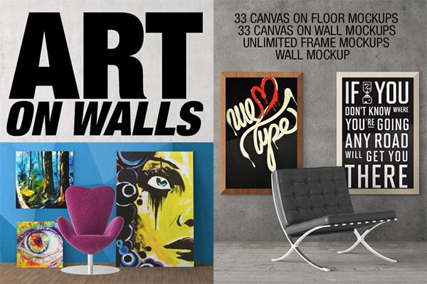 Art Frame Mockups Template Design