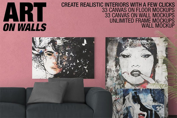 Art on Scene Creator Mockup Template