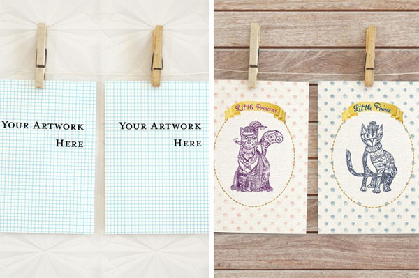 Art Real Photos Work Mock-Ups