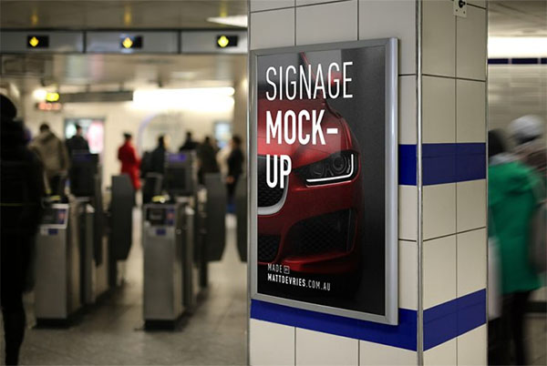Billboard Signage Free PSD